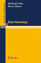 Etale homotopy
