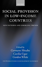 Social provision in low-income countries : new patterns and emerging trends