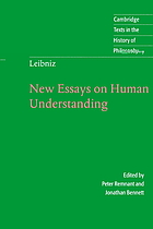New essays on human understanding