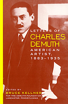 Letters of Charles Demuth, American artist, 1883-1935