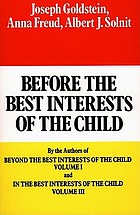 Before the best interests of the child