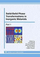 Solid-solid phase transformations in inorganic materials