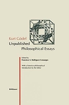 Unpublished philosophical essays