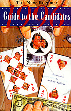 The New Republic guide to the candidates, 1996