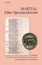 M. Valerii Martialis Liber spectaculorum