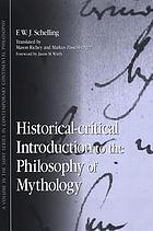 Historical-critical introduction to the philosophy of mythology
