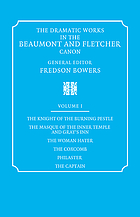 The dramatic works in the Beaumont and Fletcher canon