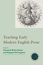 Teaching early modern English prose