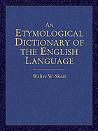 An etymological dictionary of the English language