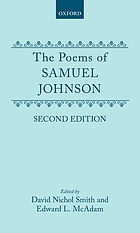 The poems of Samuel Johnson