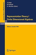 Representation theory : proceedings of the Fourth International Conference on Representations of Algebras held in Ottawa, Canada, August 16-25, 1984