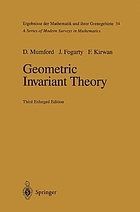 Geometric invariant theory