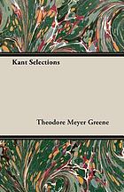 Kant selections