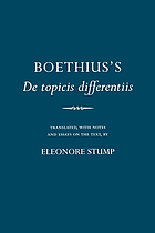 Boethius's De topicis differentiis