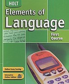 Elements of language. First course