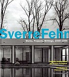 Sverre Fehn : works, projects, writings, 1949-1996