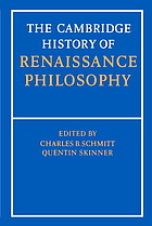 The Cambridge history of Renaissance philosophy