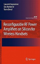 Reconfigurable RF power amplifiers on silicon for wireless handsets