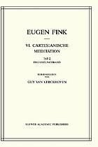 Sixth Cartesian meditation the idea of a transcendental theory of method