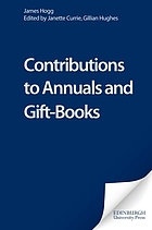 Contributions to annuals and gift-books