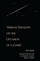 Various thoughts on the occasion of a comet