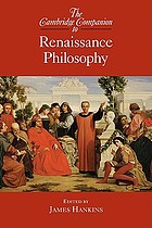 The Cambridge companion to Renaissance philosophy