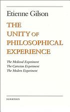 The unity of philosophical experience