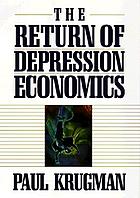 The return of depression economics