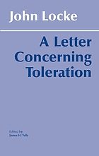 A letter concerning toleration