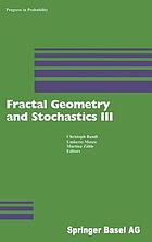 Fractal geometry and stochastics III