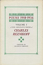Poems 1918-1975 : the complete poems of Charles Reznikoff