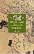 The Goncourt journals, 1851-1870