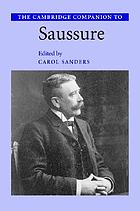 The Cambridge companion to Saussure