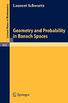 Geometry and probability in Banach spaces