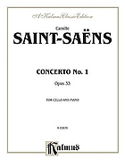 Concerto no. 1 in A minor, opus 33 : for cello and piano