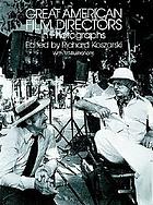 Great American film directors in photographs