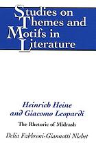 Heinrich Heine and Giacomo Leopardi : the rhetoric of Midrash
