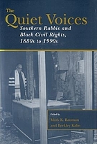 The quiet voices southern rabbis and Black civil rights, 1880s to 1990s
