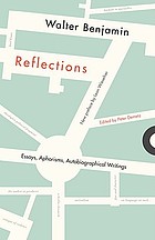 Reflections : essays, aphorisms, autobiographical writings