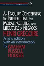 On the cultural achievements of Negroes