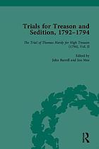 Trials for treason and sedition, 1792-1794