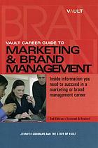 Vault career guide to marketing & brand management
