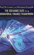 The exchange rate in a behavioral finance framework