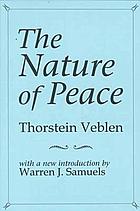 An inquiry into the nature of peace and the terms of its perpetuation