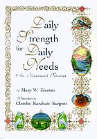 Daily strength for daily needs