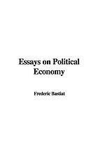 Essays on political economy