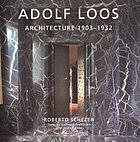 Adolf Loos : architecture 1903-1932