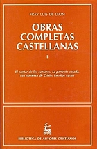 Obras completas castellanas de Fray Luis de León