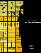 Blackletter : type and national identity