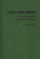 I just lost myself : psychological abuse of women in marriage
